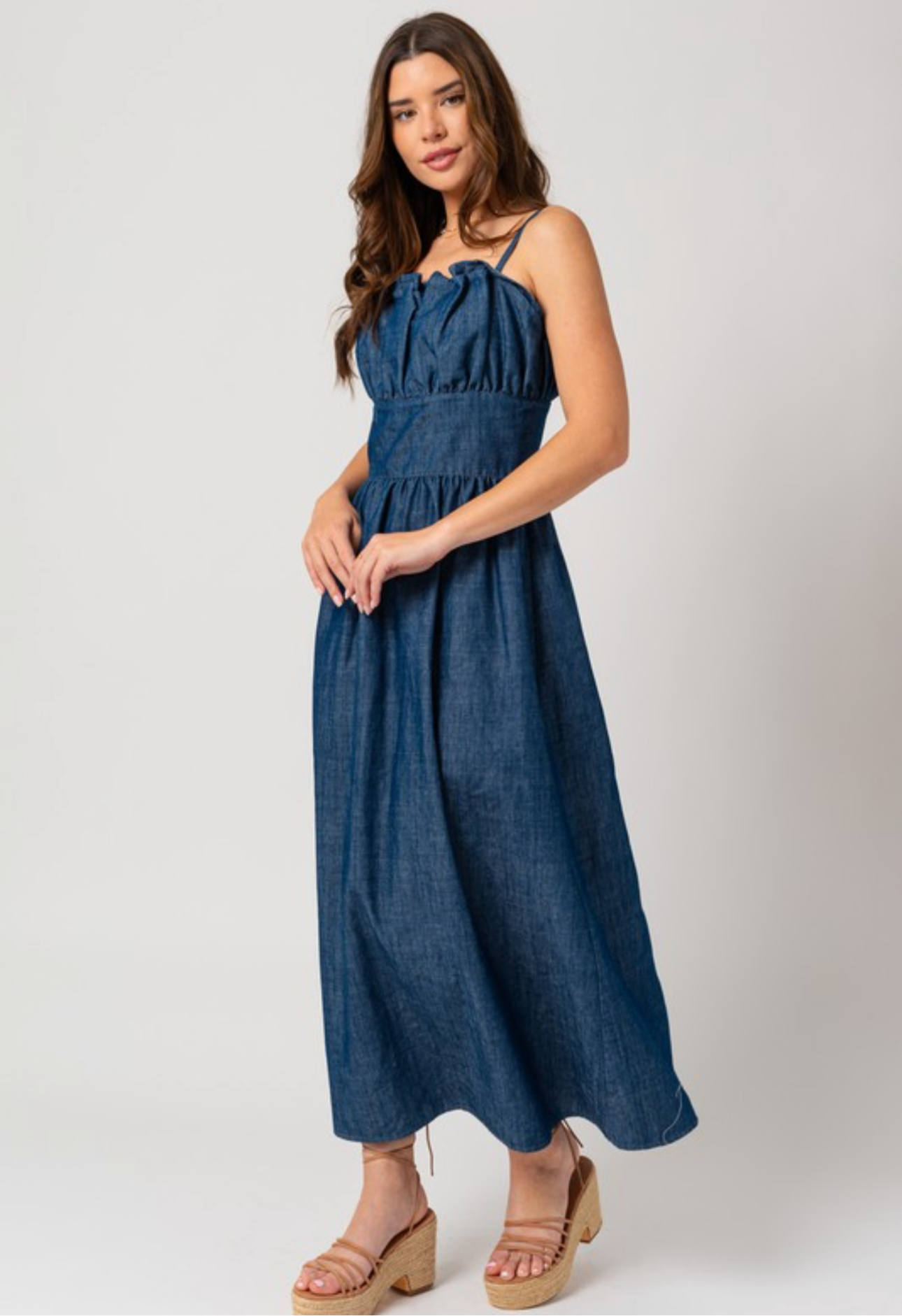 Denim Maxi Dress