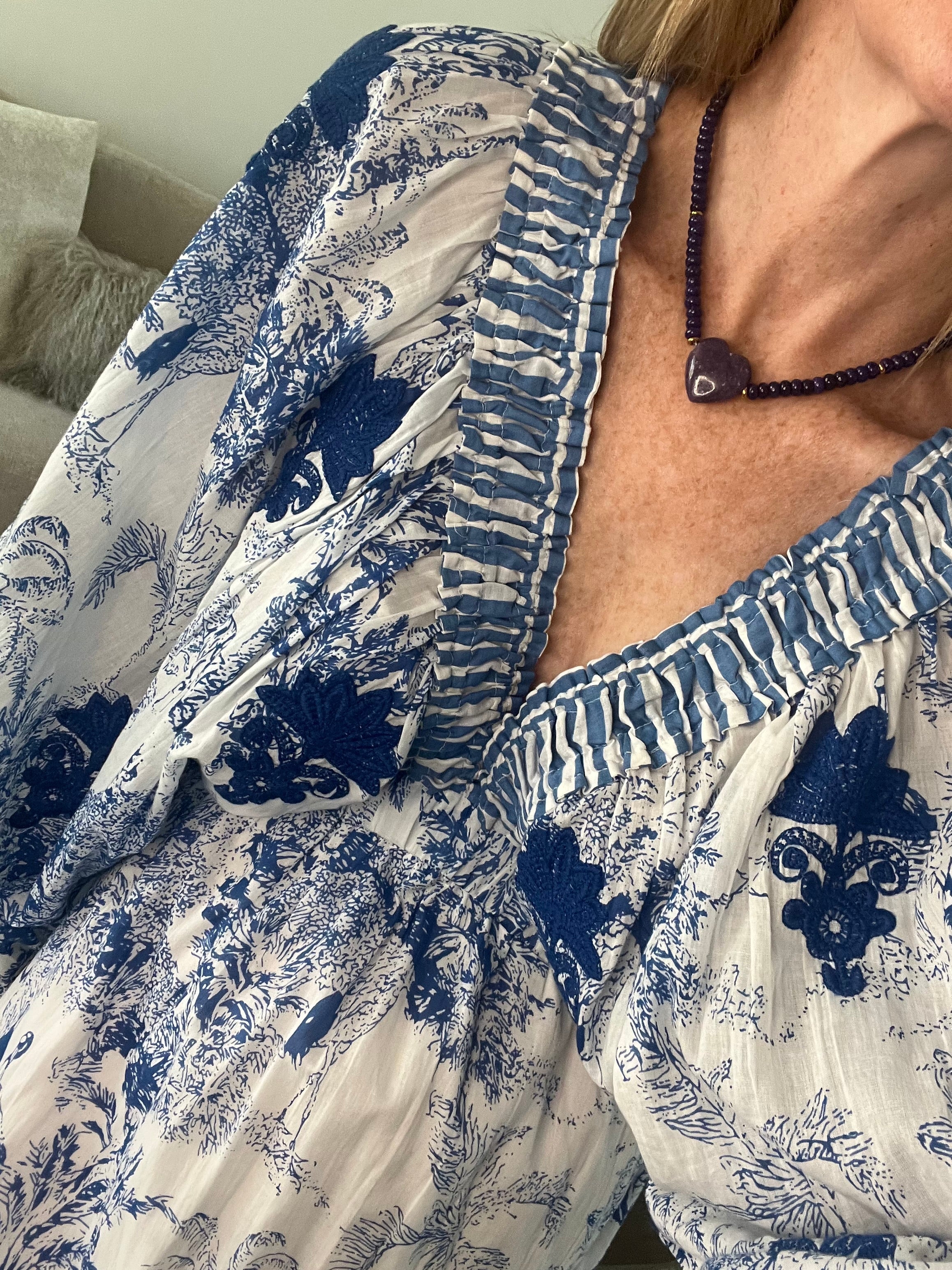 Sag Harbor Beaded Heart Necklace