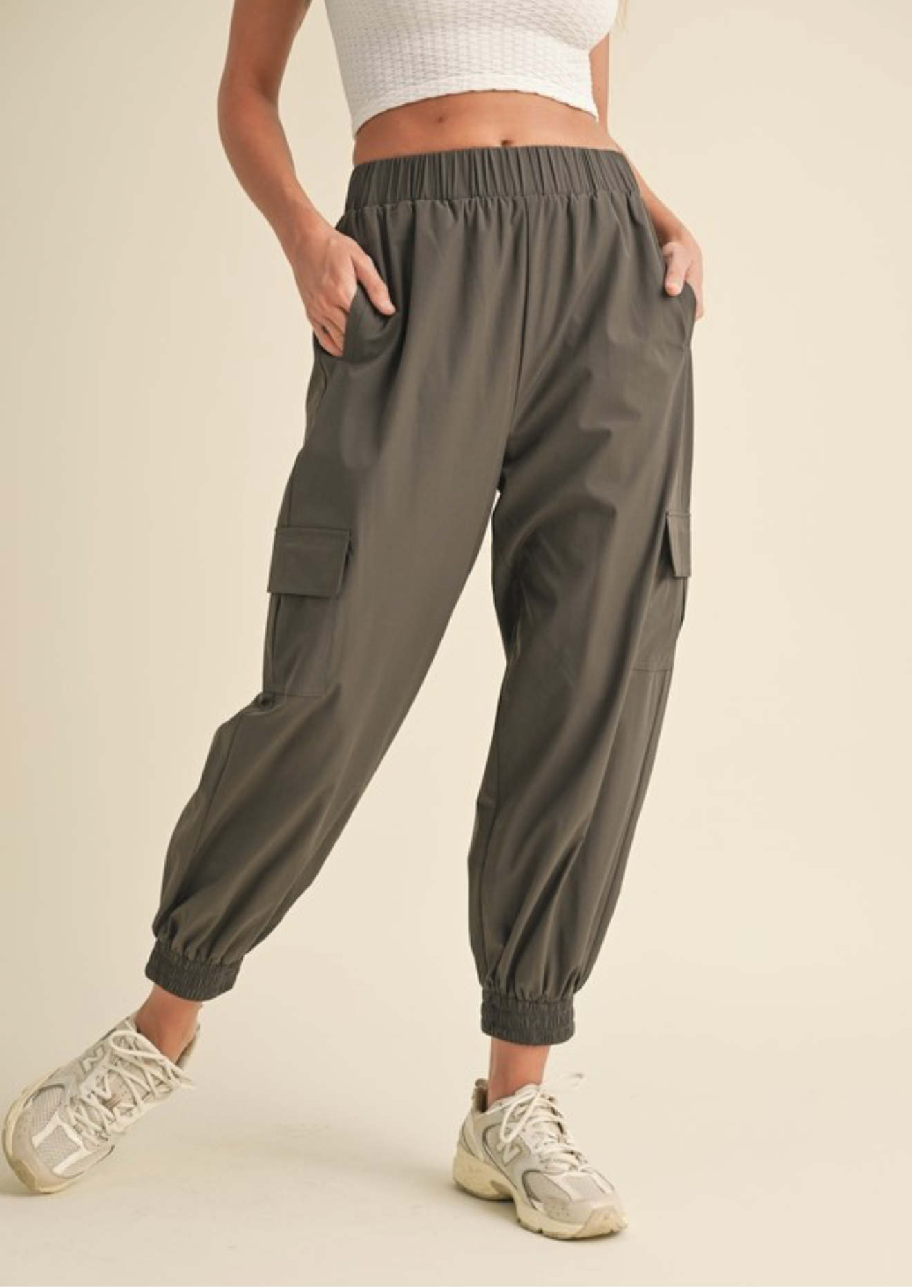 Essentials Deep Olive  Cargo Jogger