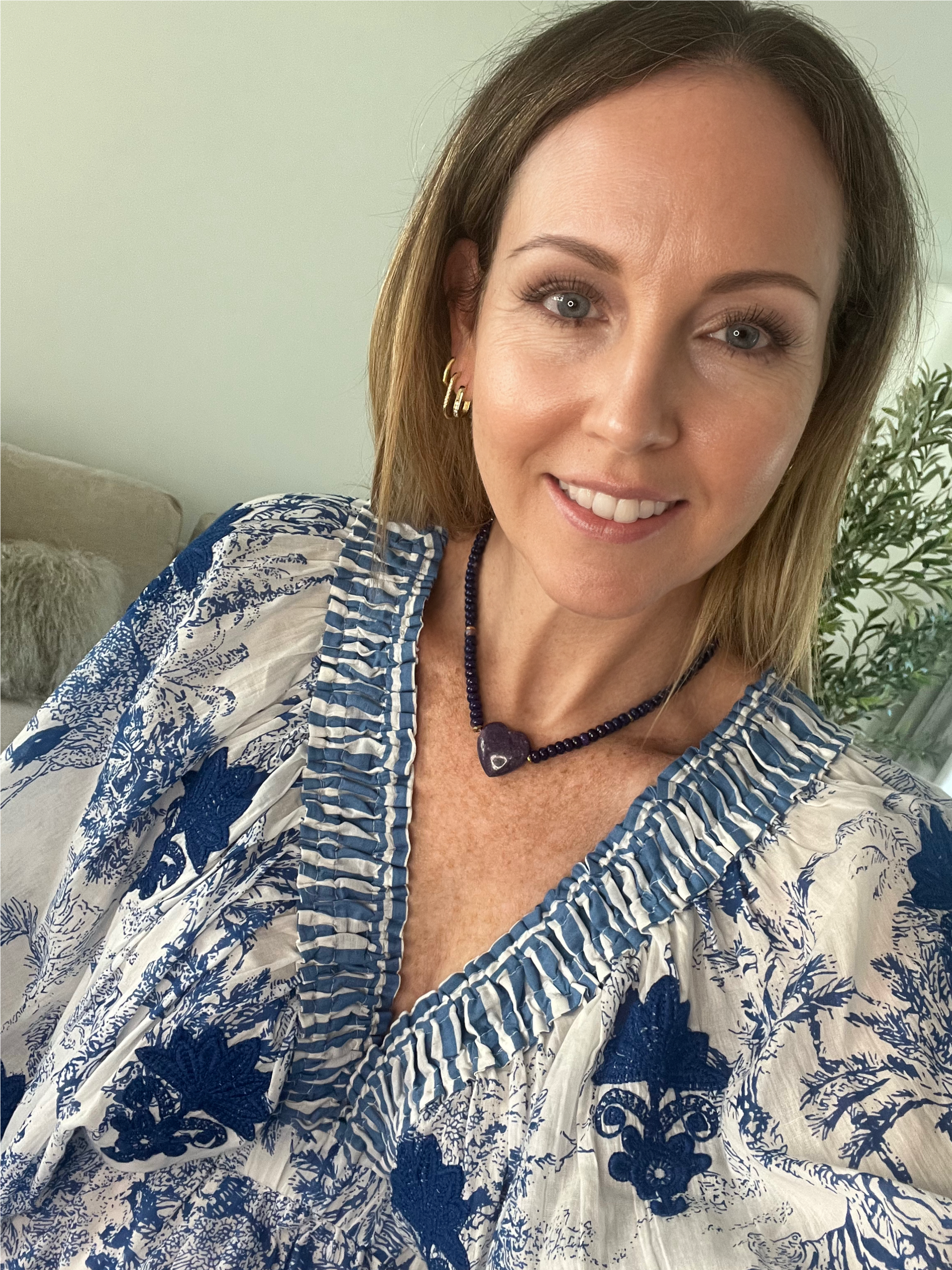 Sag Harbor Beaded Heart Necklace