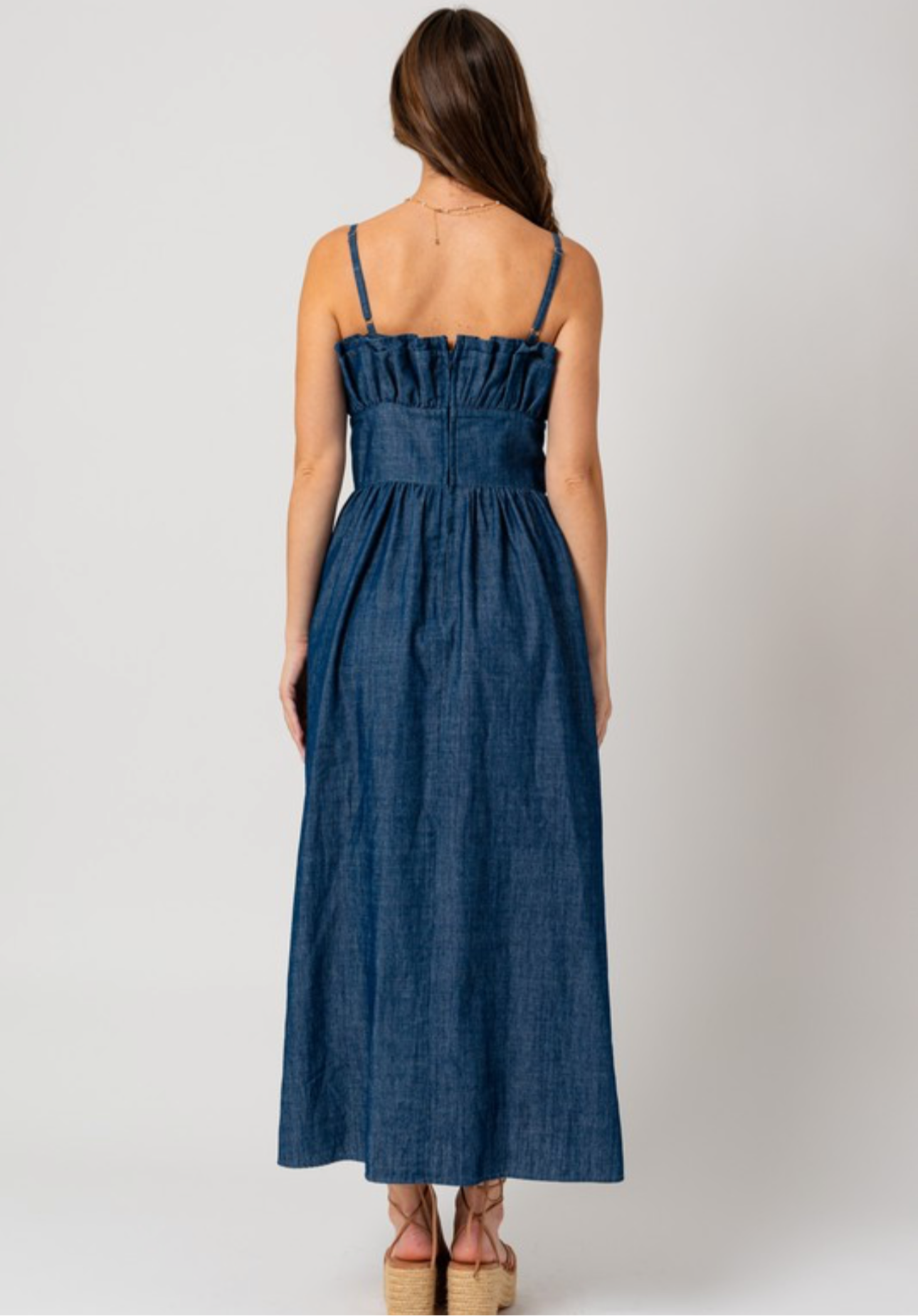 Denim Maxi Dress