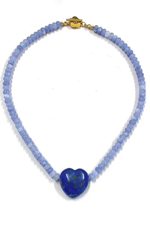 Sag Harbor Beaded Heart Necklace