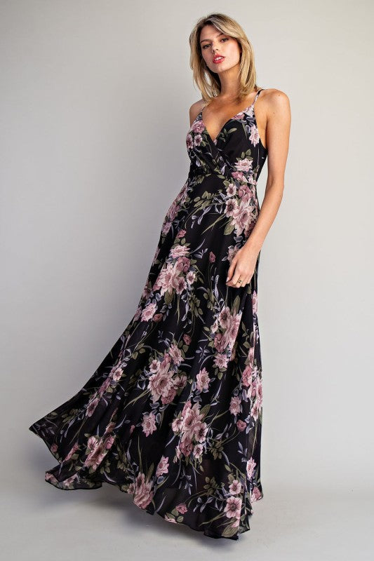 Floral Printed Maxi Dress