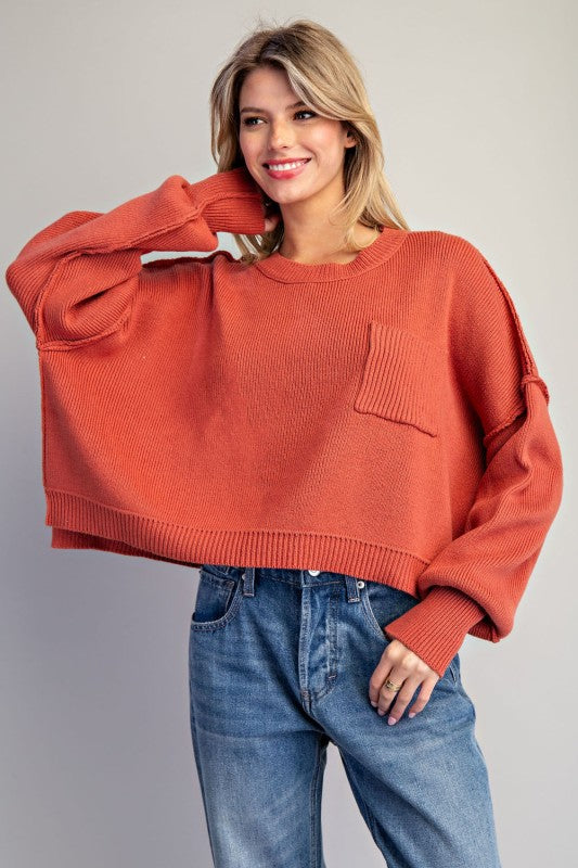 Long Sleeve Round Neck Sweater