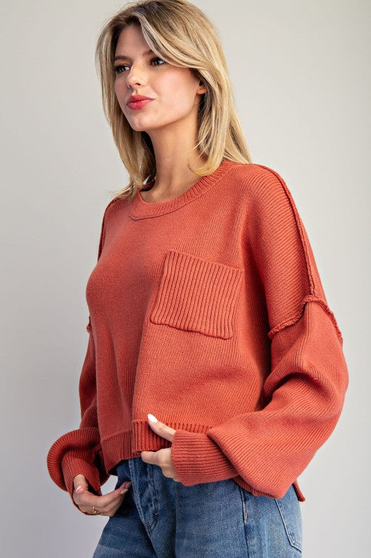 Long Sleeve Round Neck Sweater