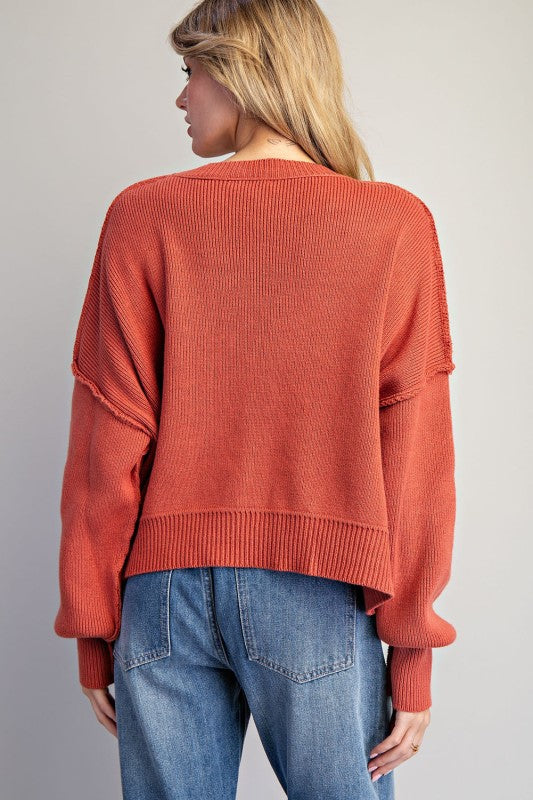 Long Sleeve Round Neck Sweater
