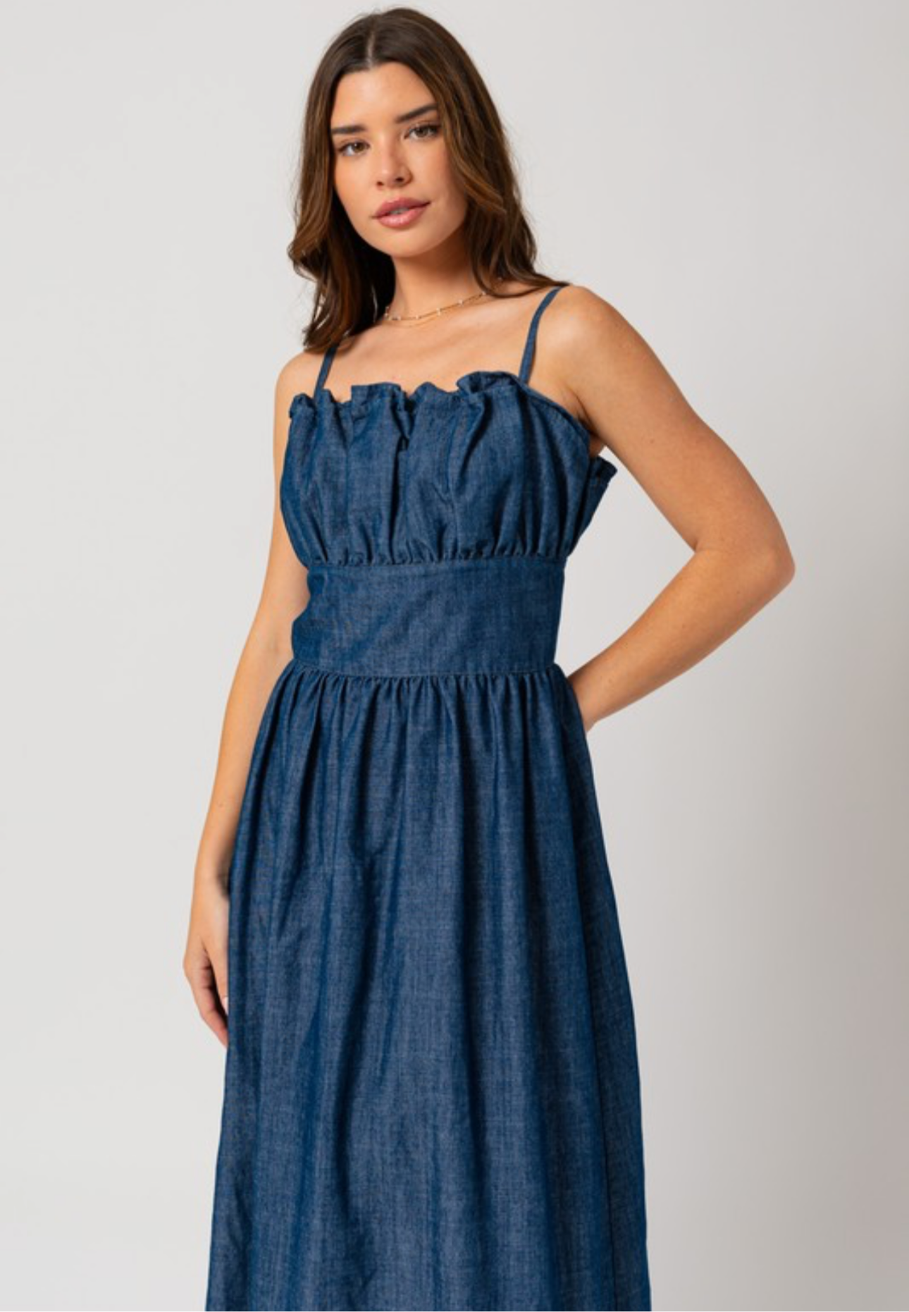 Denim Maxi Dress