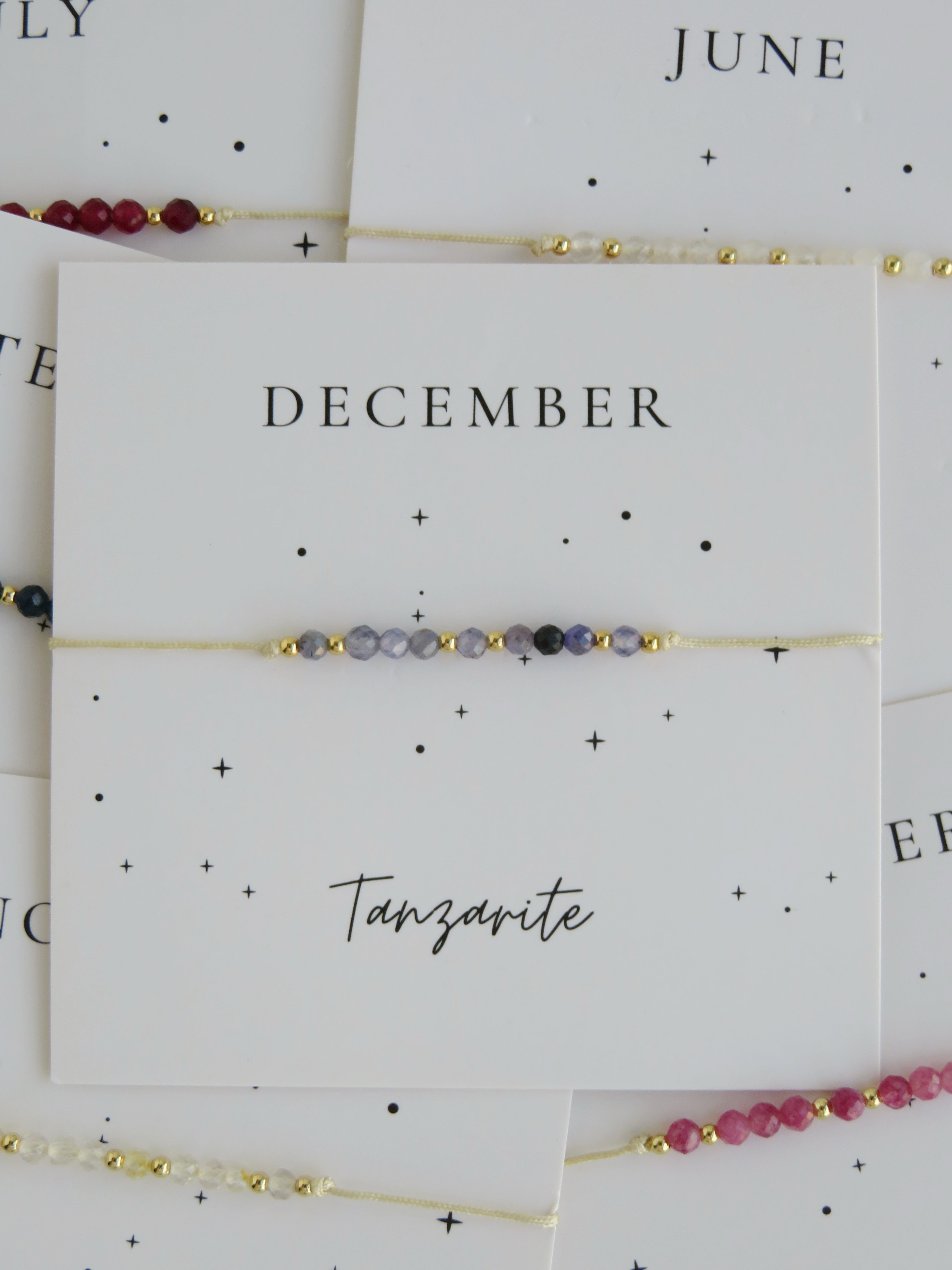 Crystal Birthstone Bracelets