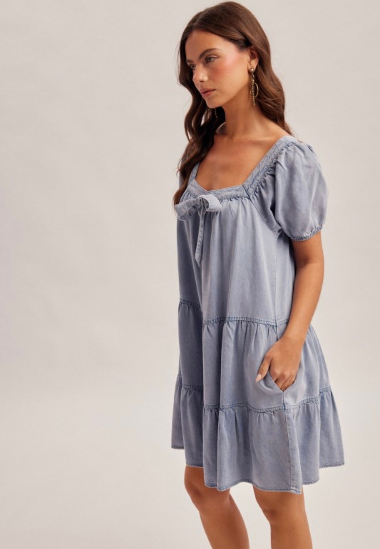 Denim Tencel Dress