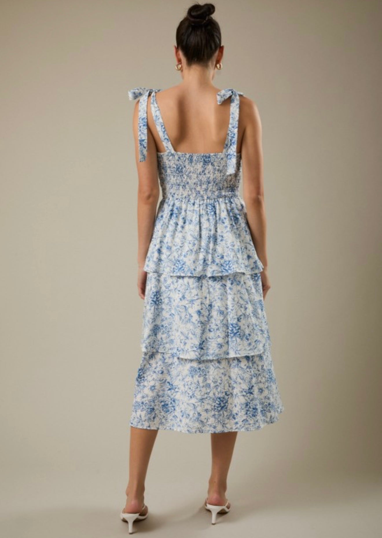 Floral Print Tiered Dress