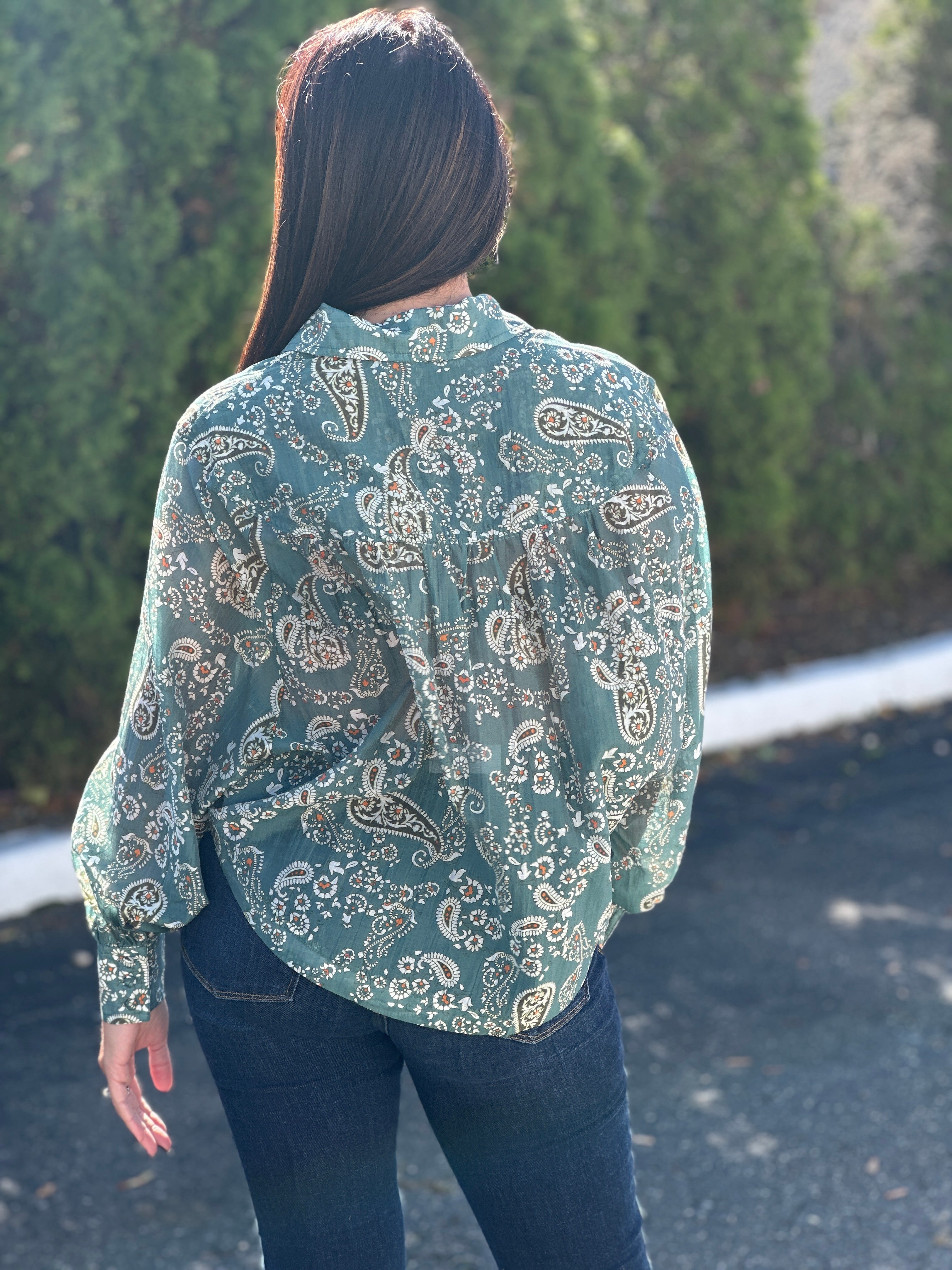 Paisley Printed Blouse