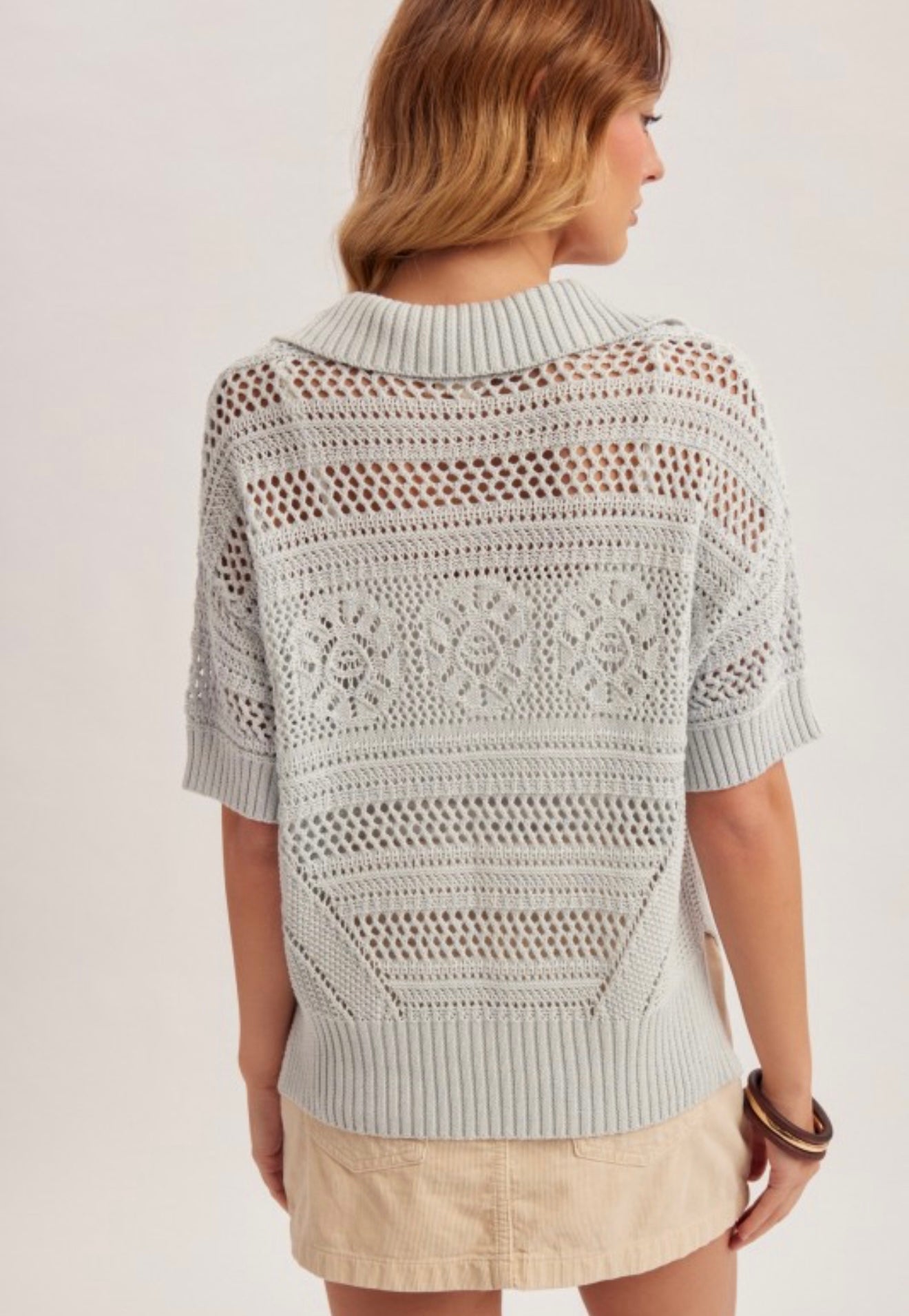 Cotton Crochet Top