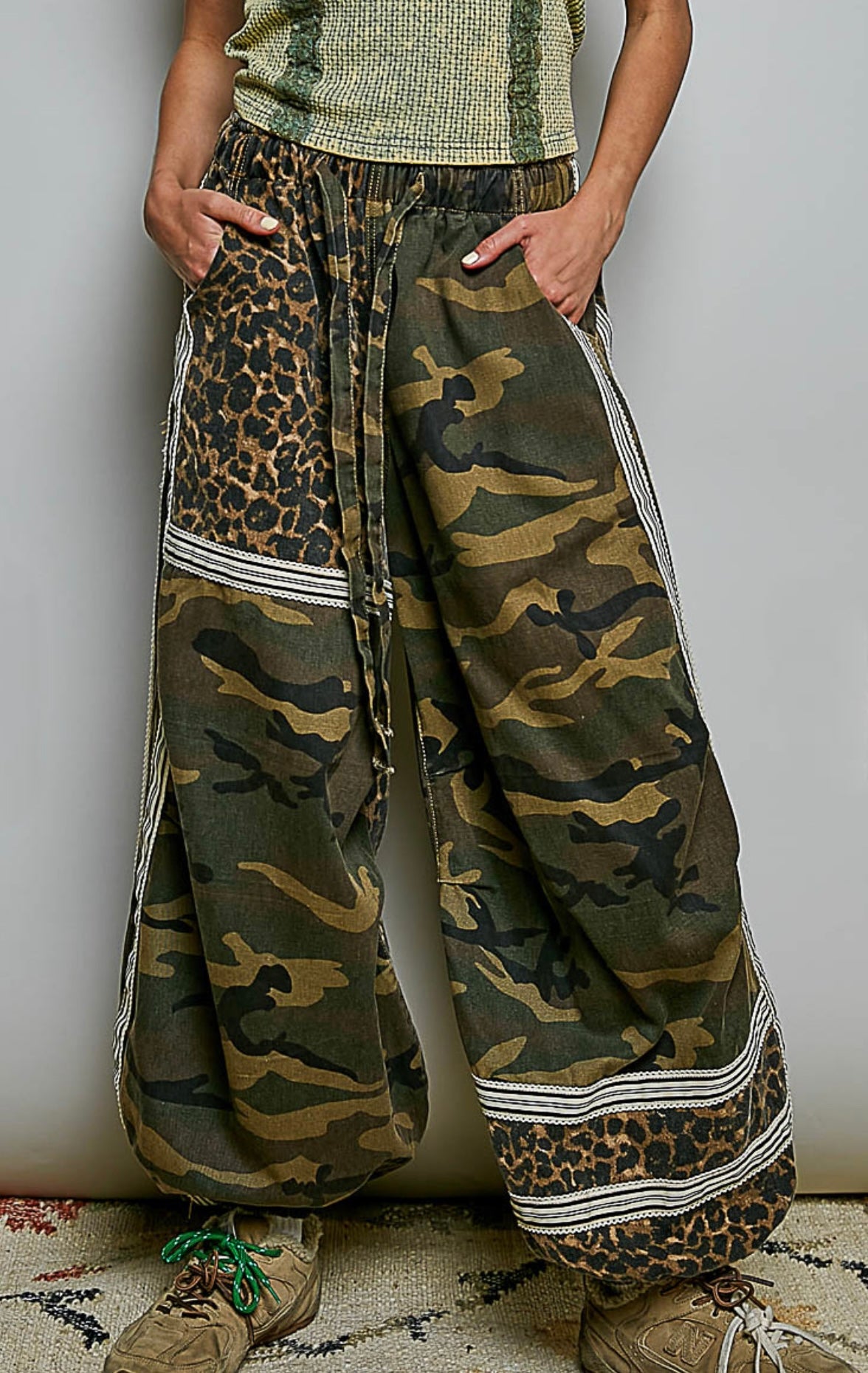 Camo Mixed Print Jogger