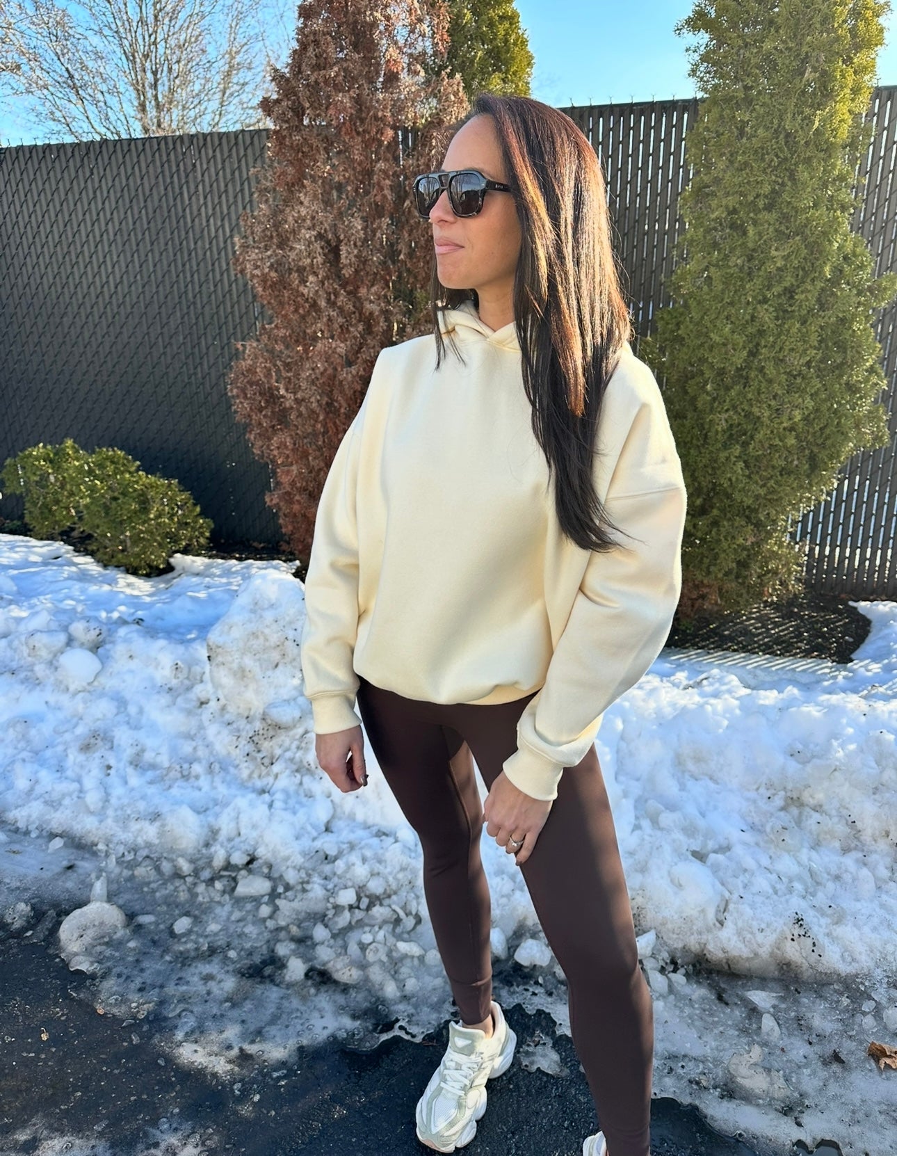 Performance HighRise Legging - Chocolate Brown