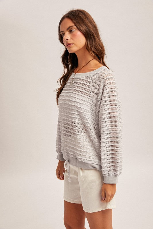 Raglan Textured Top