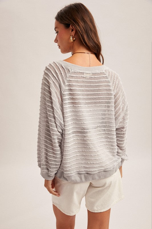 Raglan Textured Top