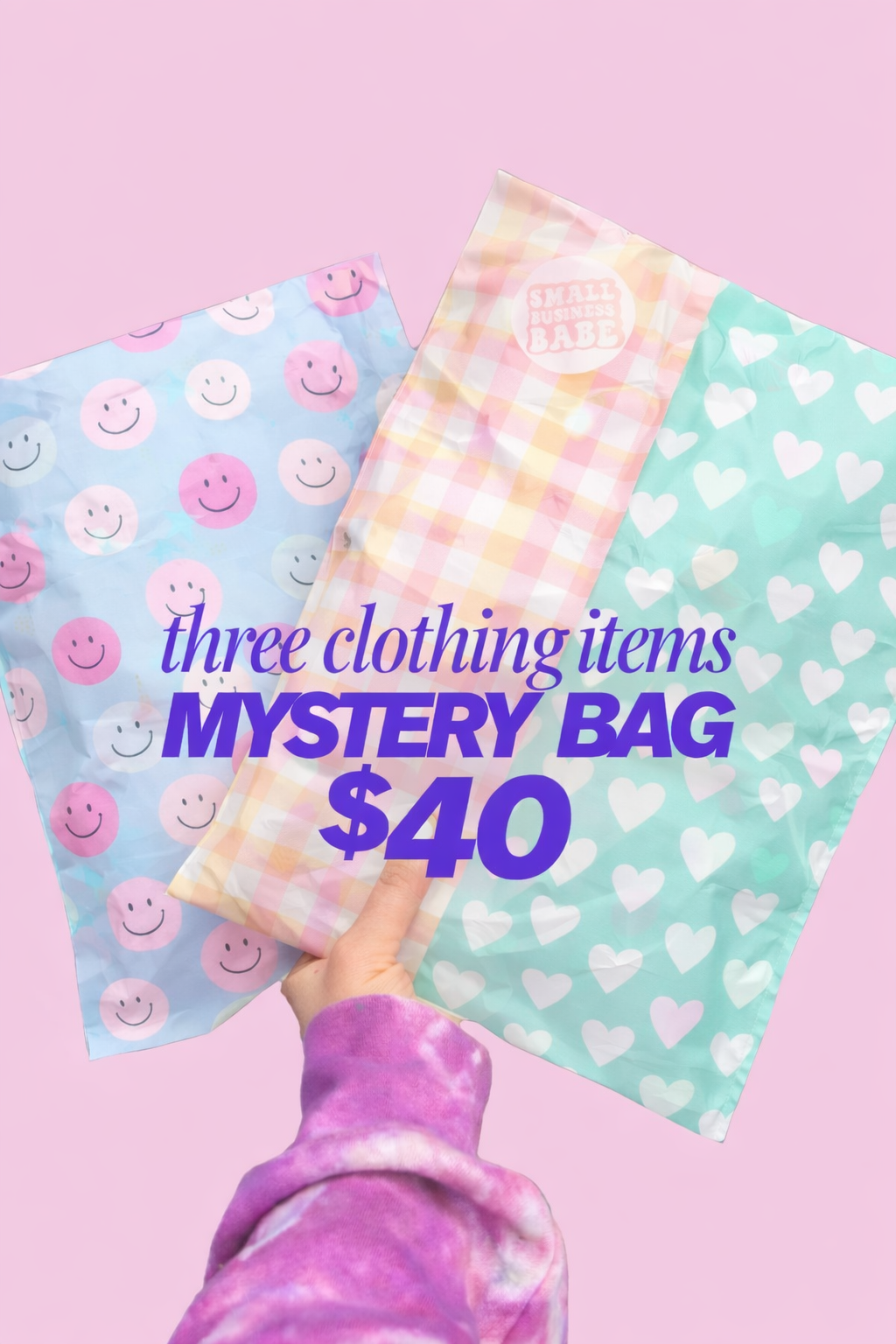 THREE CLOTHING ITEMS MYSTERY BAG - FINAL SALE