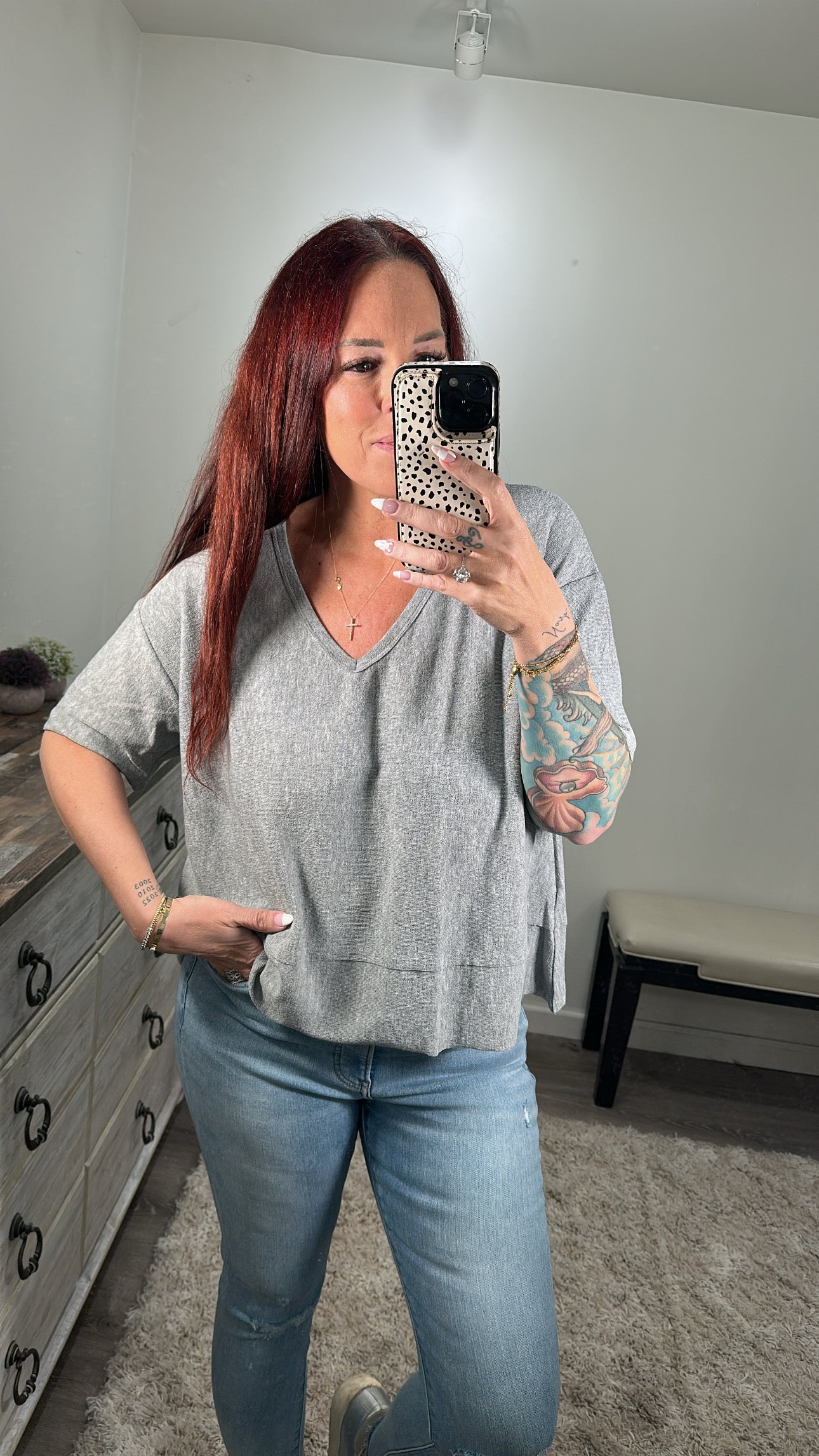 Dolan Crepe Hacci Tee