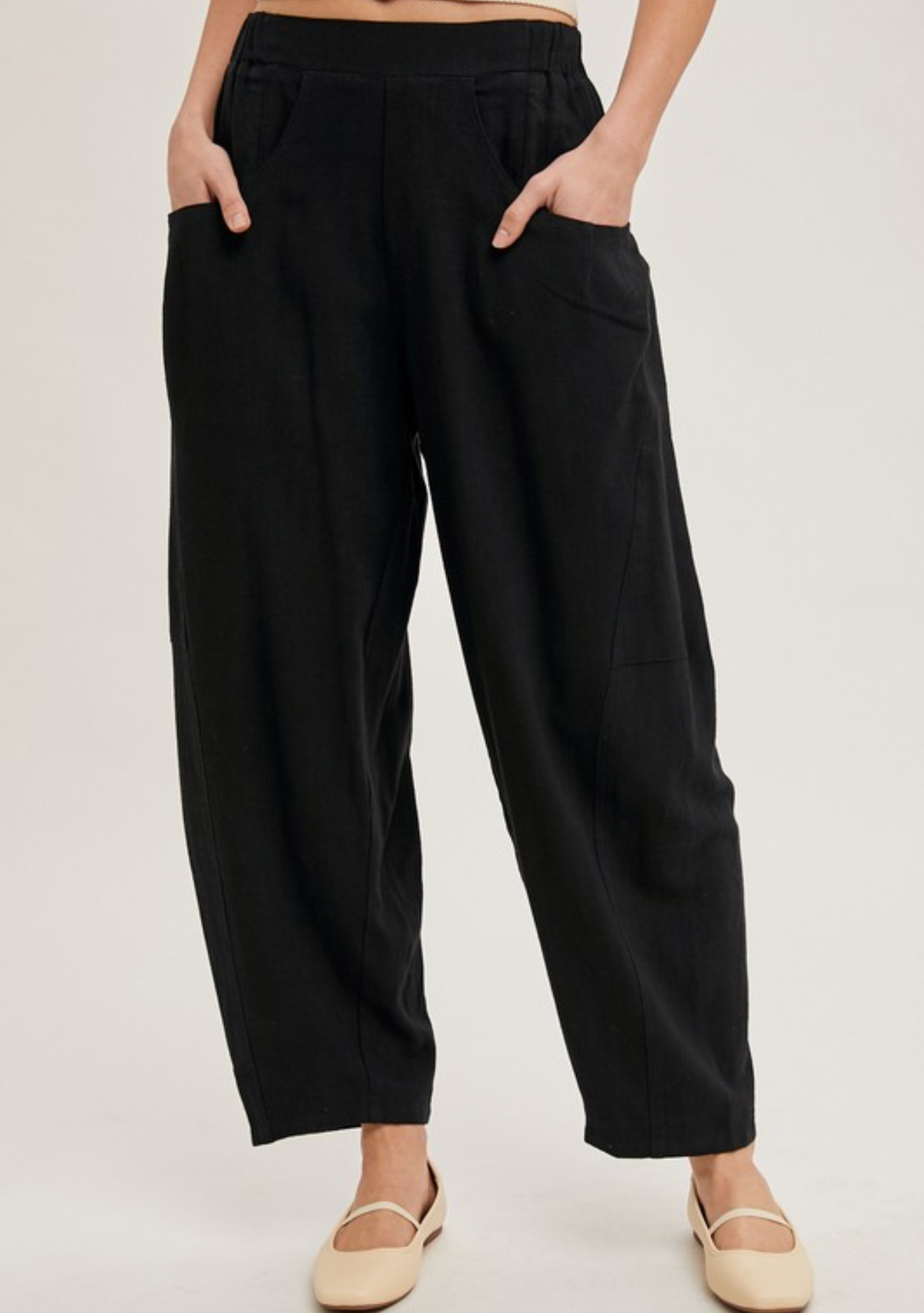 Relaxed Pull On Pant