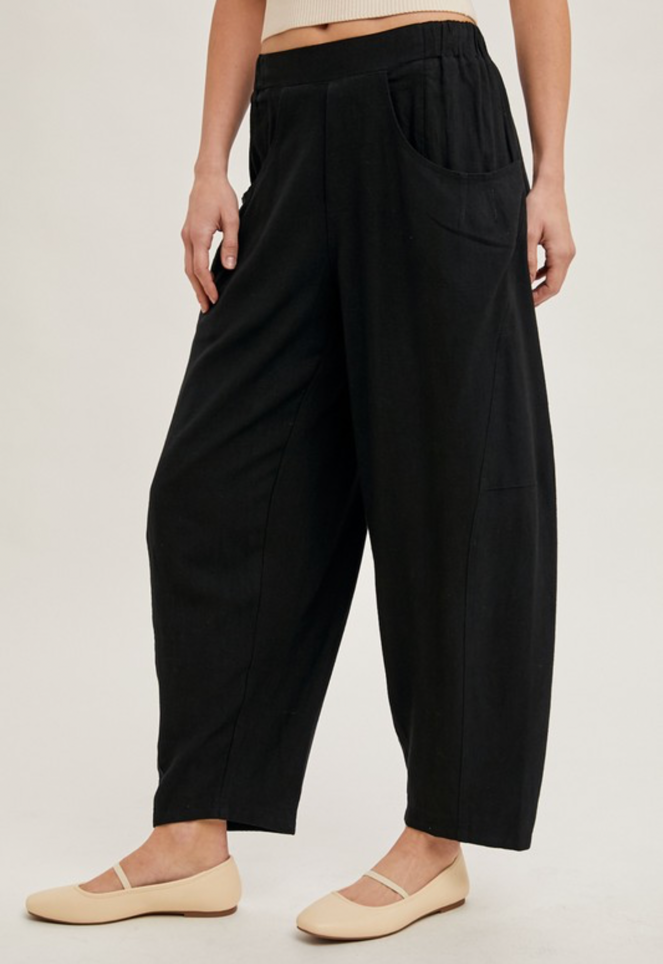 Relaxed Pull On Pant