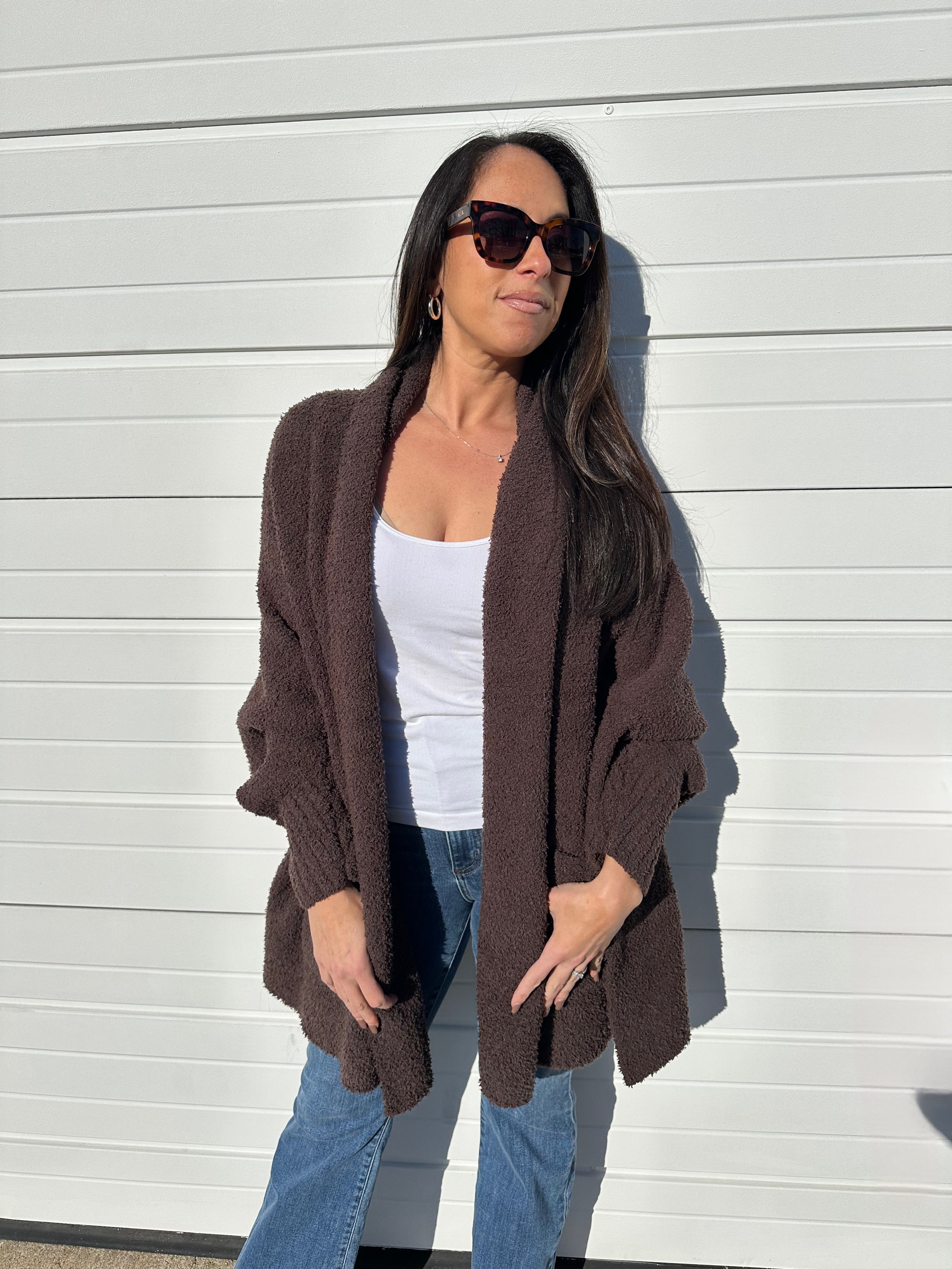 Blanket Wrap Knit Cardigan