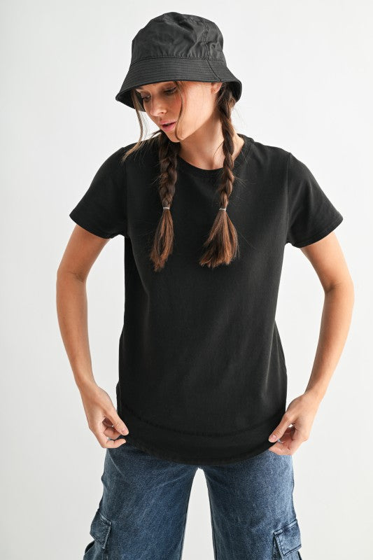 Soft Curve Cotton Tee