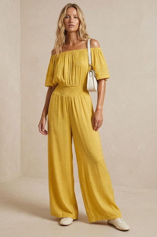Off The Shoulder Jumpsuit