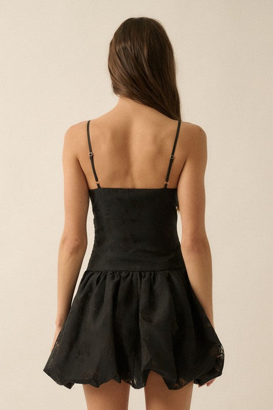Floral Burnout Bubble Dress