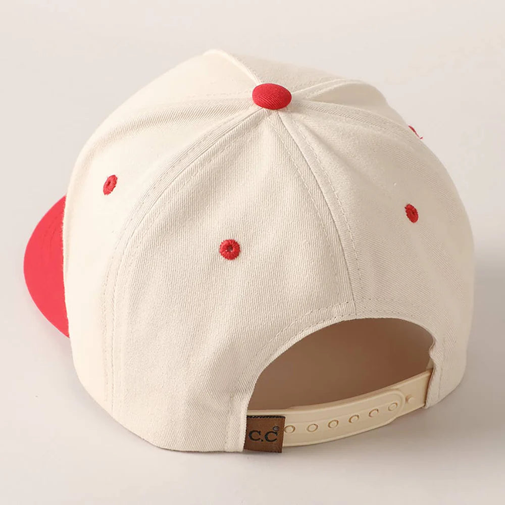 Put It On Santa's Tab Embroidered Baseball Cap