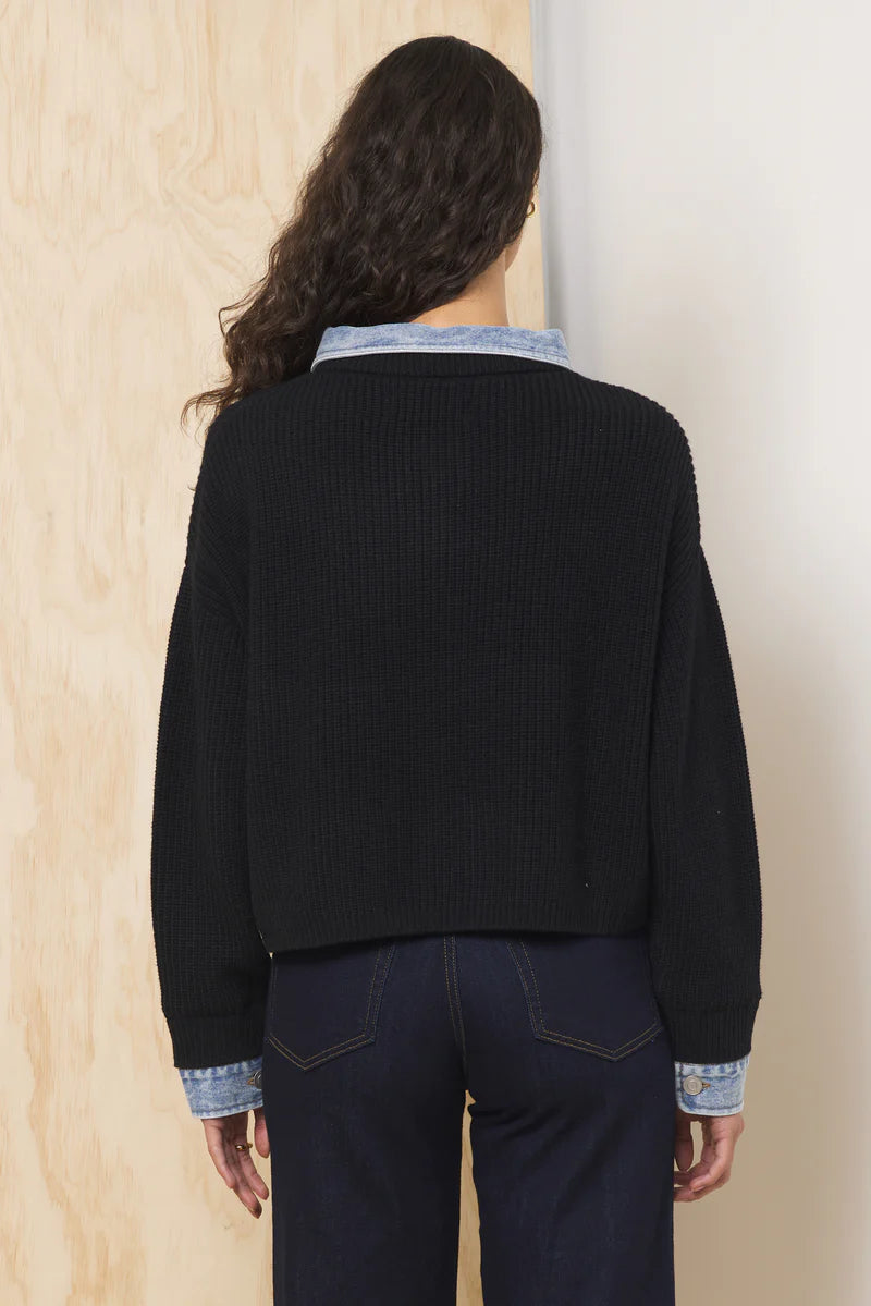 Black & Denim Sweater