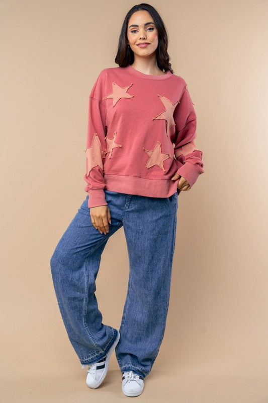 Star Patch Crewneck
