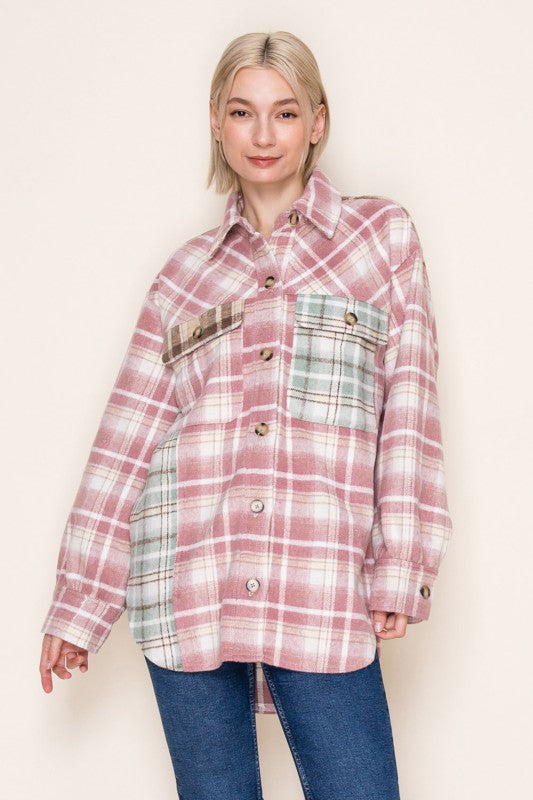 Soft Plaid Shacket
