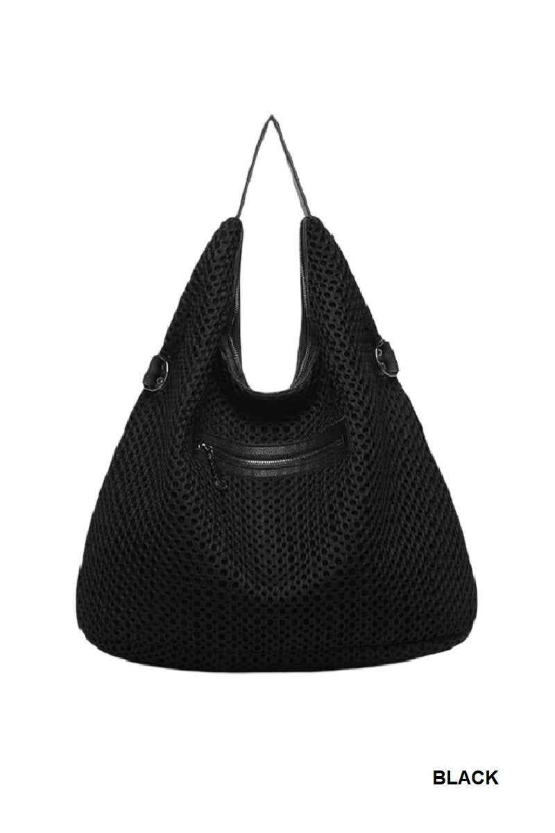 Retro Vintage Mesh Tote Bag