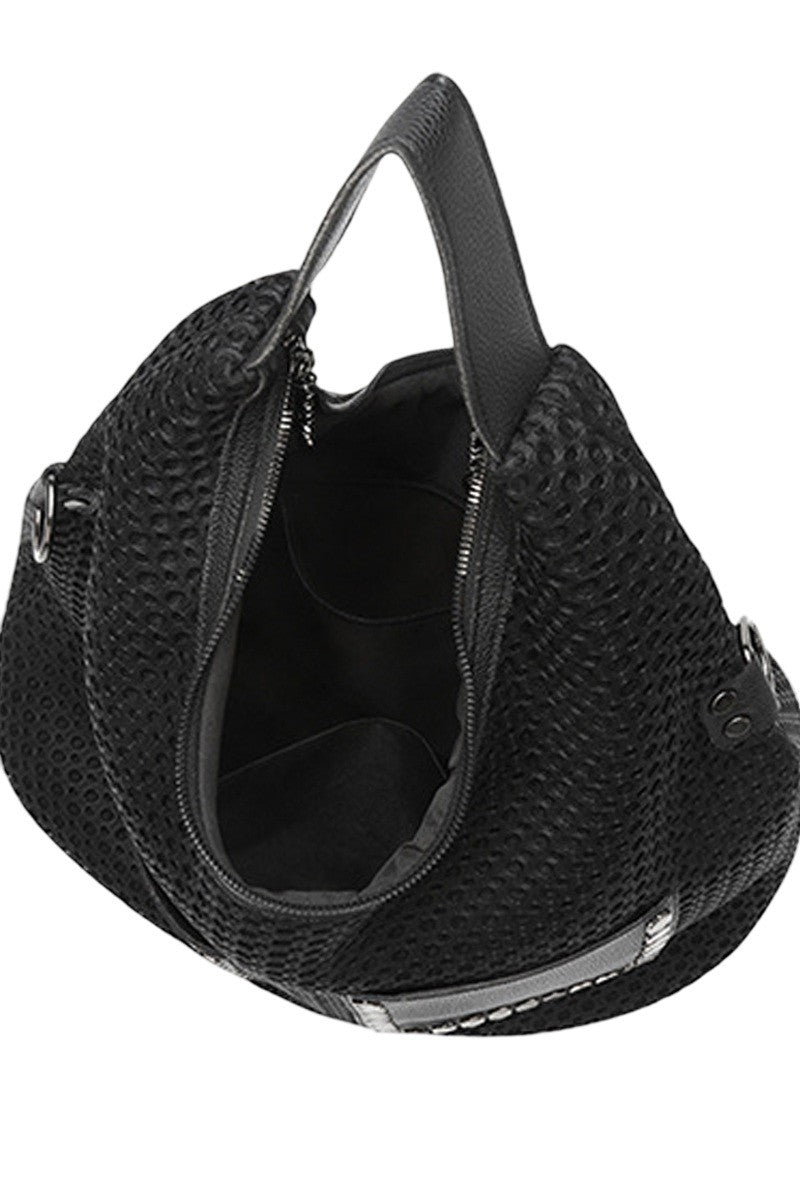 Retro Vintage Mesh Tote Bag
