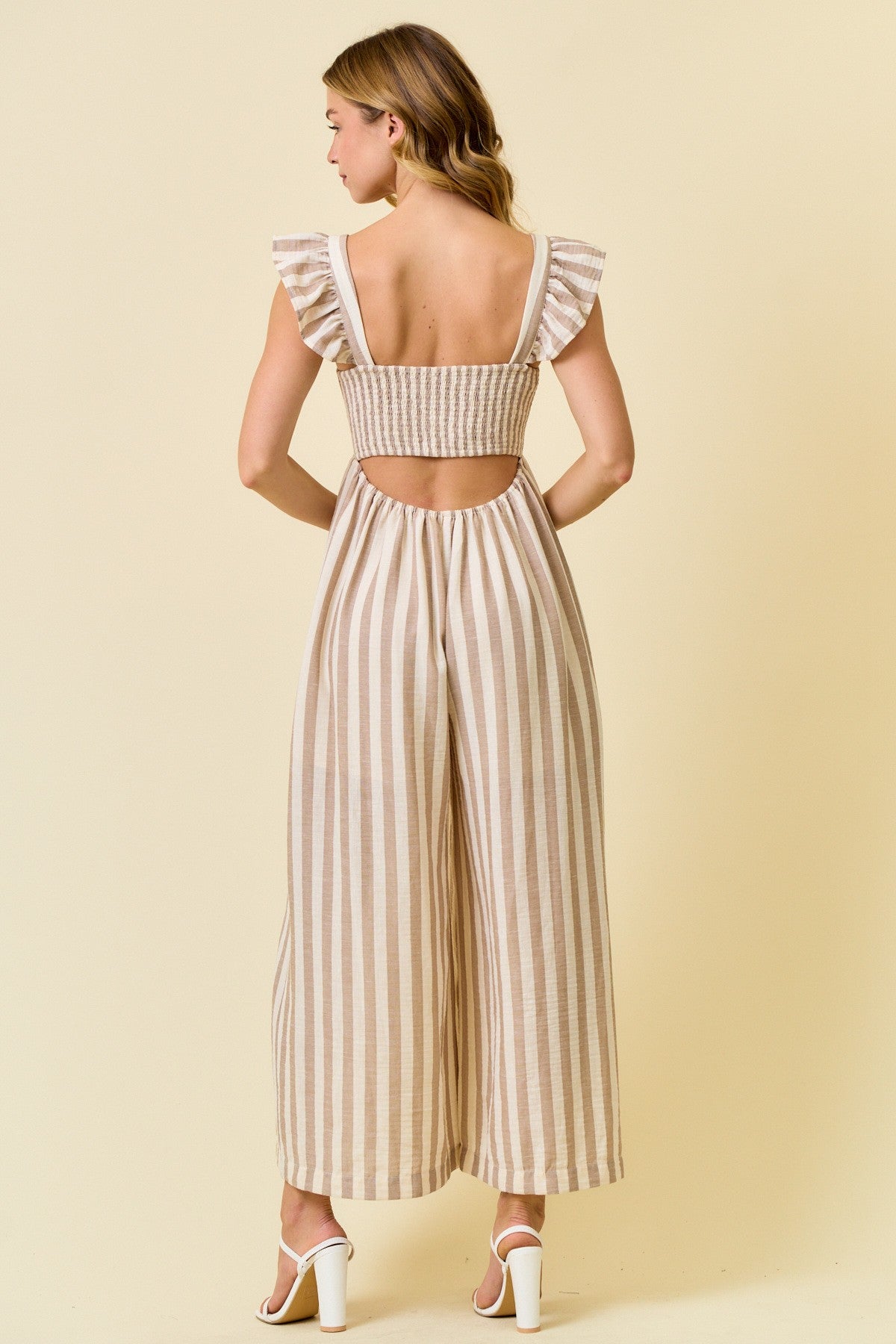 Stripe Wide Leg Jumpsuit