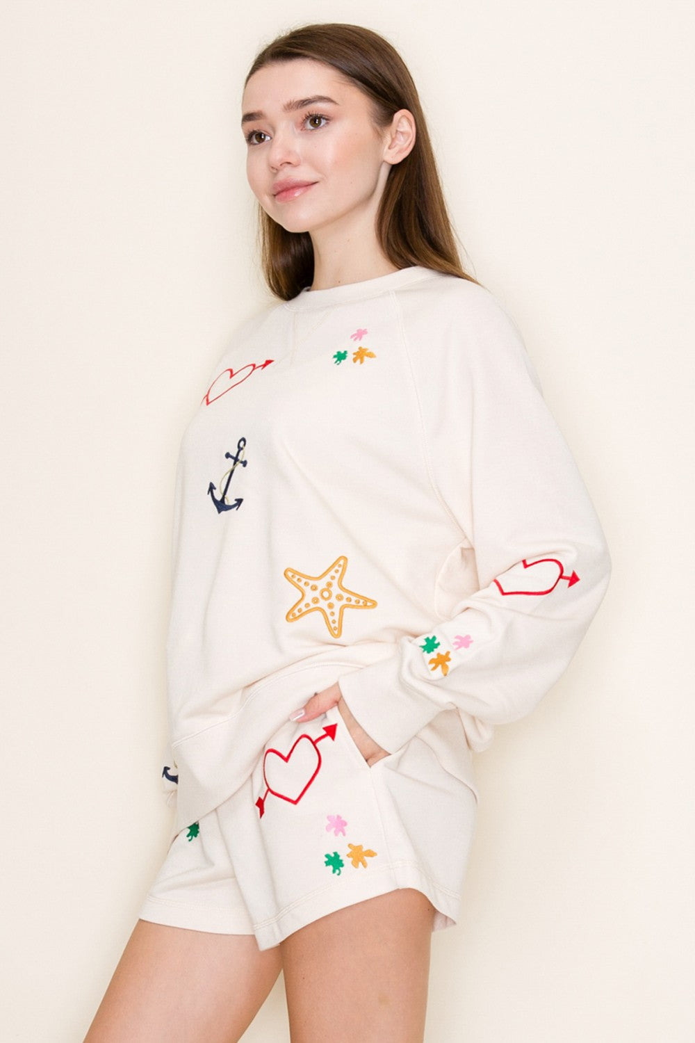 Nautical Embroidered Set