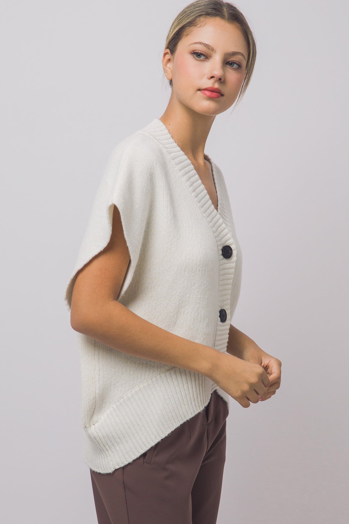 Ivory Sweater Vest