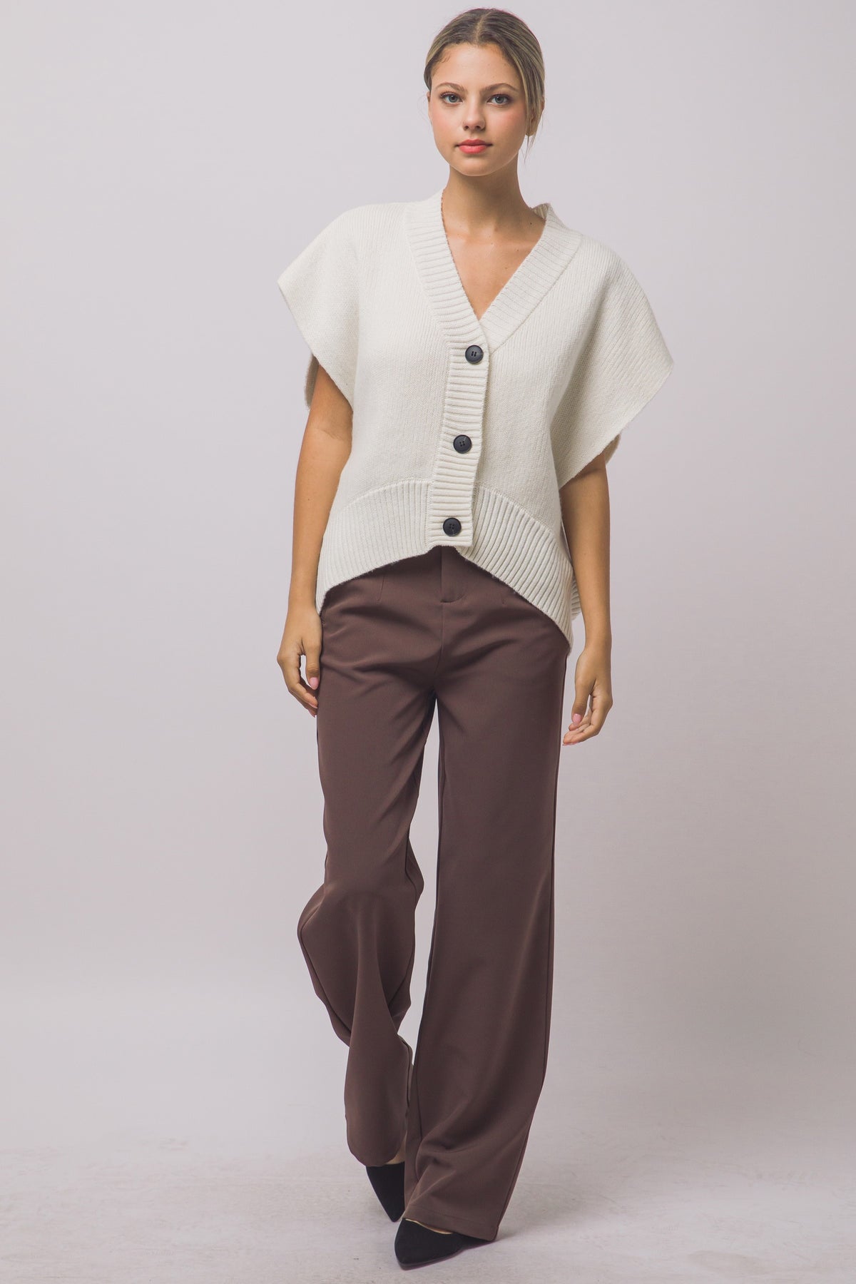 Ivory Sweater Vest