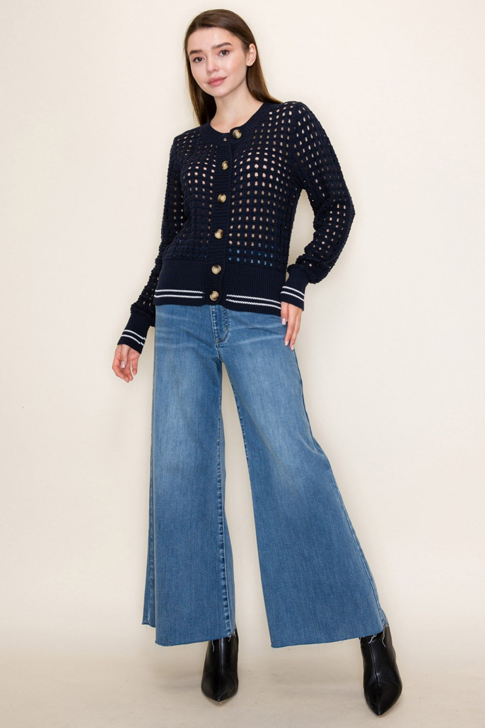 Navy Knit Sweater