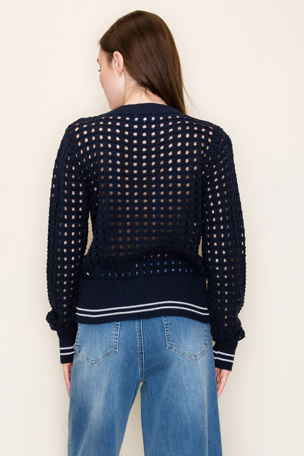 Navy Knit Sweater
