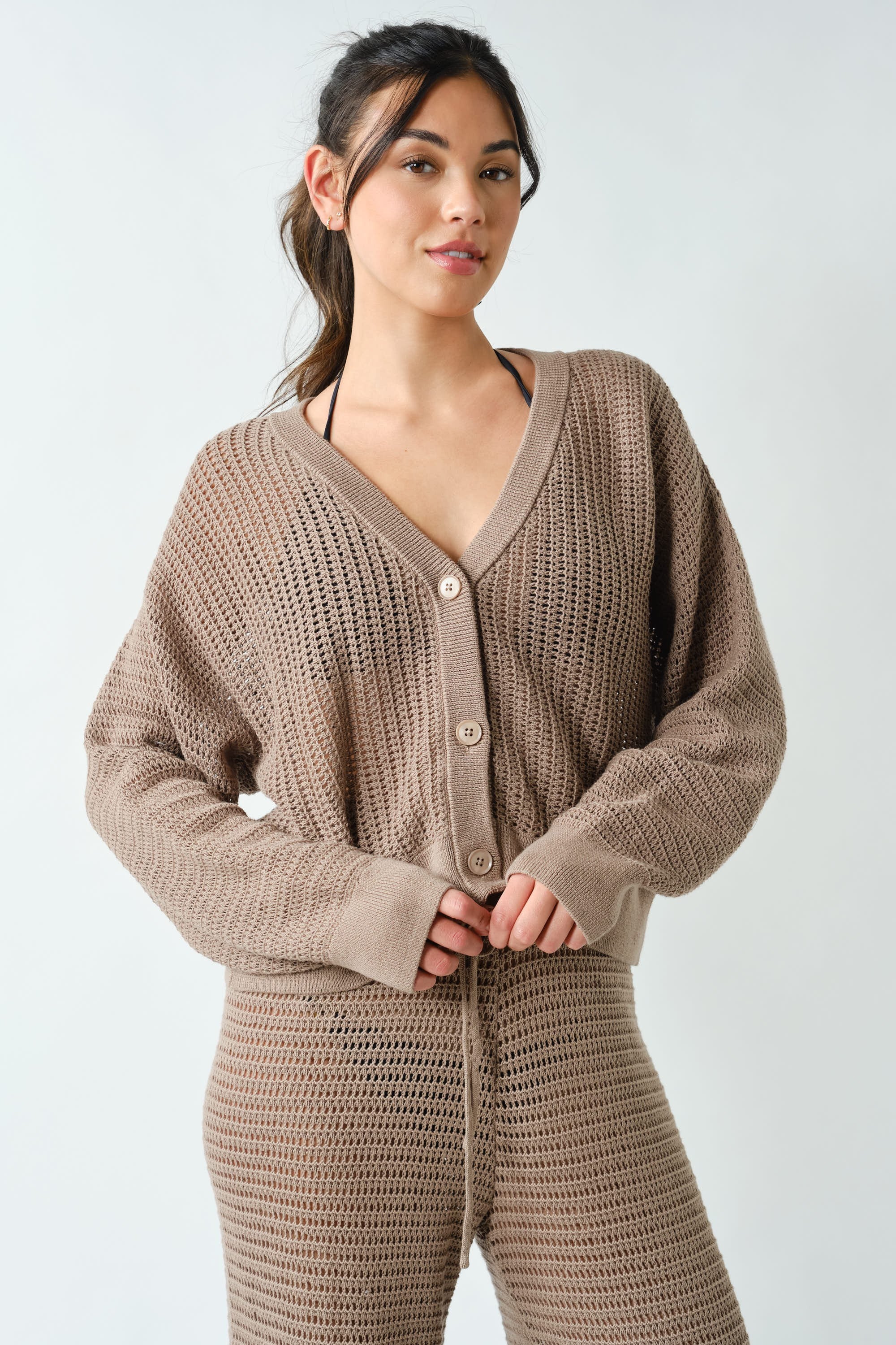 Coastal Crochet Knit Top