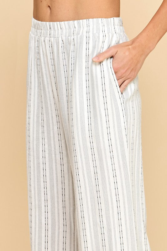 Striped Flare Pants