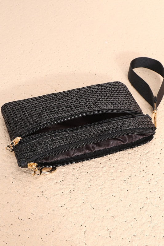 Boho Woven Wristlet