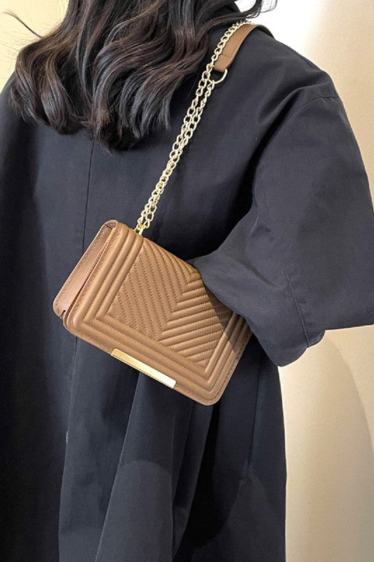 Vegan Leather Crossbody Bag