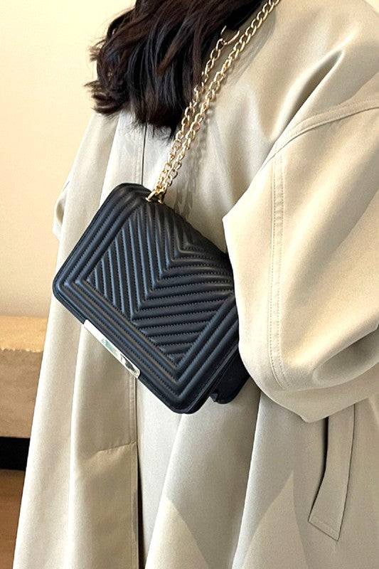 Vegan Leather Crossbody Bag